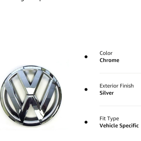 Volkswagen OEM VW Front Grille Emblem Jetta-Sedan Car 2011-2014 MK6 - Picture 2 of 3